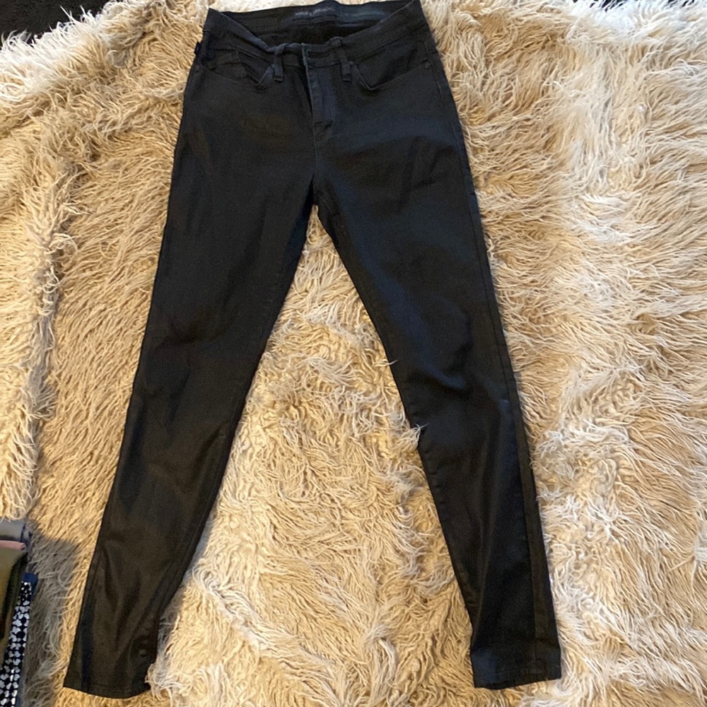 Faux leather like jeans